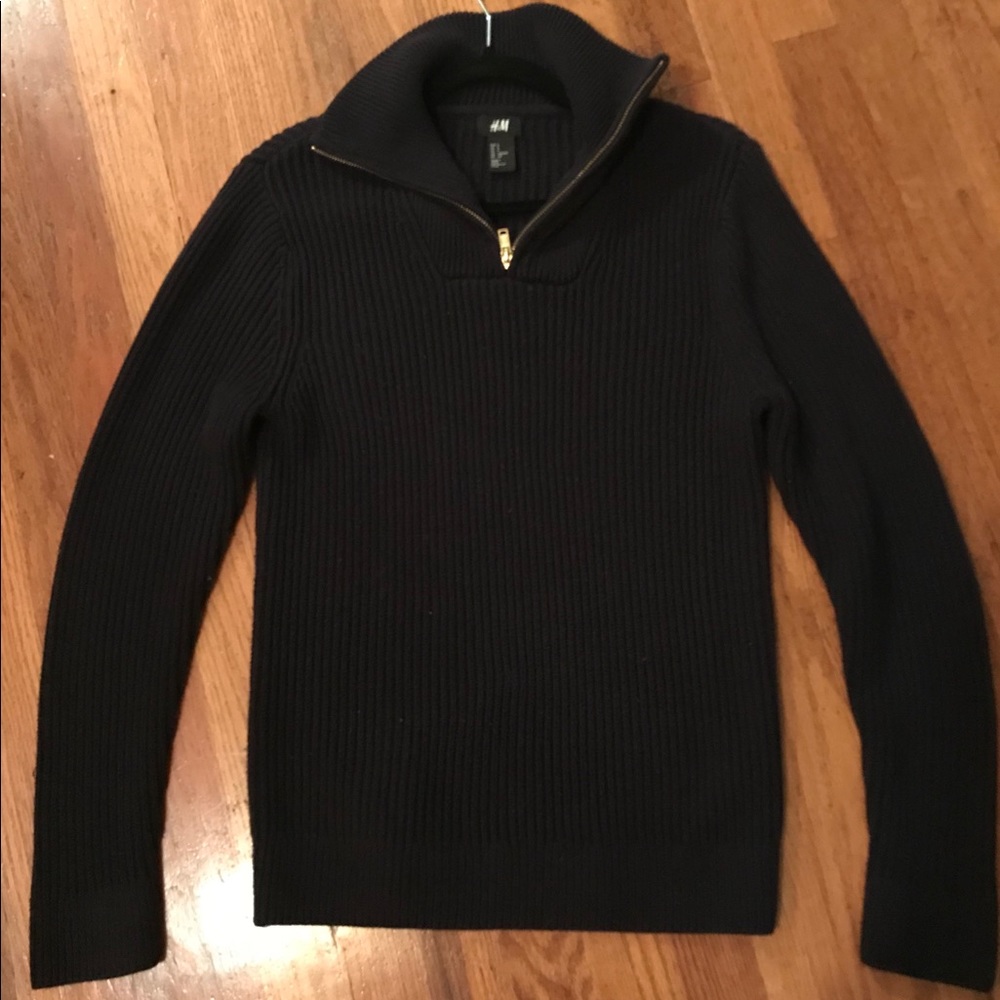 Navy sweater